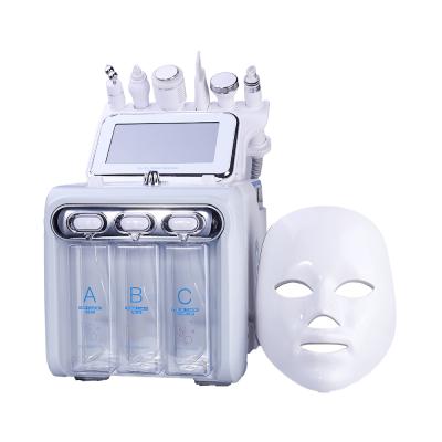 China Pigment Removal 6 in 1 Face Beauty Equipment Small Facial Clean Bubble Therapy Device Vacuum Blackhead Remover Hydraulic Power Oxygen Oxygen Deep Cleansing Spray for sale