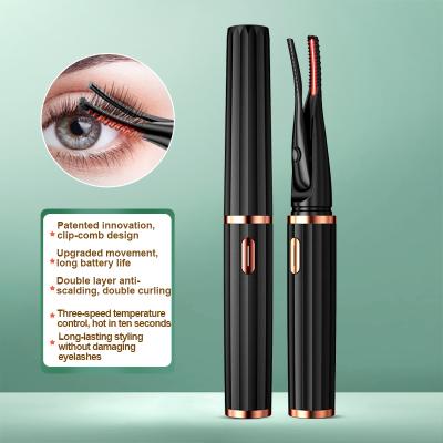 China JIEYI New Electric Eyelash Curler Rechargeable Fast Heating Clip HOT Electric Perm Eyelash Curler for sale