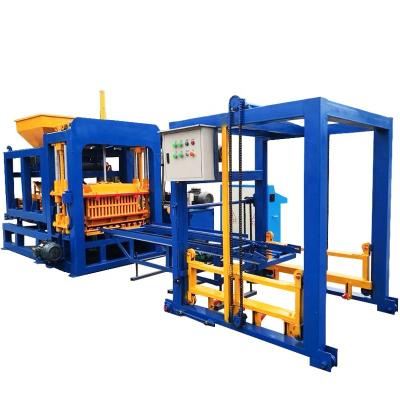 China Building Material Shops Concrete Interlocking Brick Machine QT4-15 Brick Machine Price for sale