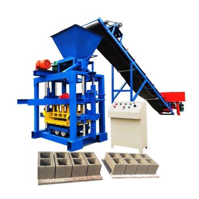 China Building Material Stores QT4-35 Concrete Block Making Machine Brick Machine for sale