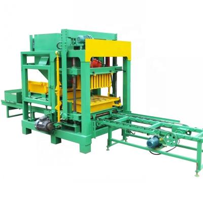 China Building Material Shops QT4-25B Automatic Block Production Line Hydraulic Brick Molding Machine for sale