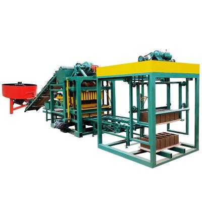 China Building Material Shops QT4-25 Fully Automatic Concrete Block Making Machine for sale