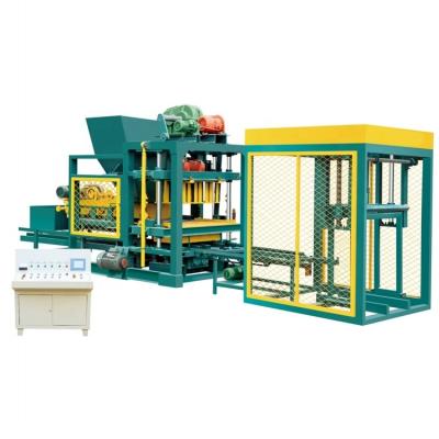 China Building material shops QT4-25 fly ash full automatic cement block concrete paving brick making machine for sale