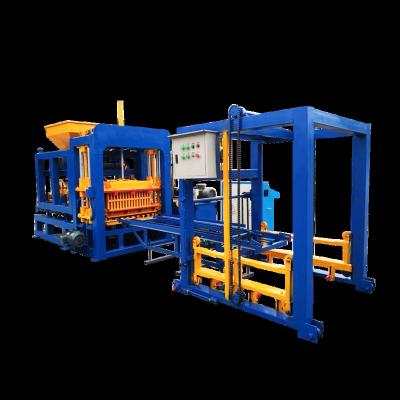 China Building Material Stores QT4-18 Brick Making Machinery Block Making Machine Brick Production Line for sale