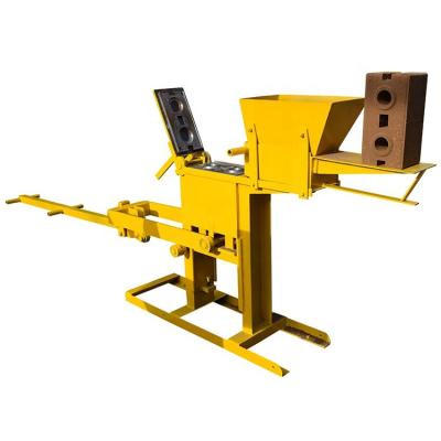 China Building Material Stores QM2-40 Manual Interlocking Brick Machine With Mold for sale