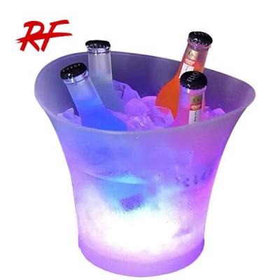 China Sustainable Beer Ice Bucket With 7 Color Led for sale