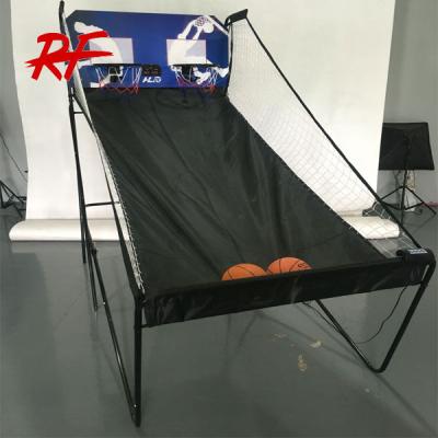 China Metal Shooting Game Shooting System Basketball Matches Doubles / Double Shot Basketball for sale