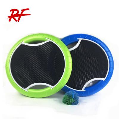 China Commercial Bounce Ball Trampoline Paddle Ball Flying Racket Set Disk Bouncy Game for sale