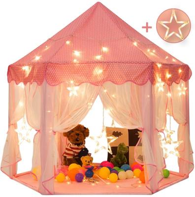 China High Quality Easy Set Up Camouflage Play/Field Playhouse Pink Castle Princess Kids Tent For Children Kids for sale