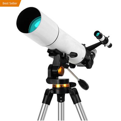 China New Design Refractor 80500 TELESCOPE Professional Universal Mobile Phone Astronomical Telescope / Telescopio For Viewing The Moon for sale