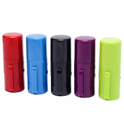 China Office Factory Directly Sell Mini Round 12 Pocket Self Inking Rubber Plastic Stamp For Office Use. for sale