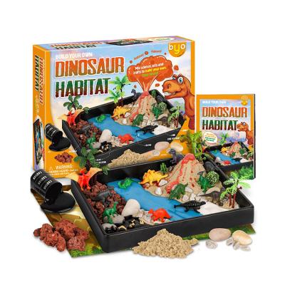 China 2021 Best Selling Safe Dinosaur Handmade Educational Habitat Toys DIY Toys Scientific Experiment Set for sale