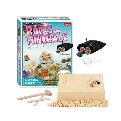 China High Quality Kids Safe Ores Stones Excavation Kit Toys Learning Toys Rocks Educational Gift for sale