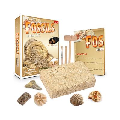 China Best Early Selling Safe Kids Education Toys Mining Kit Discover Rock Stone DIY Excavation Kit for sale