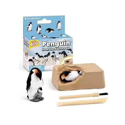 China 2021 Hot Selling Safe Amazon Kids Other Toys Archeology Dig It Out Penguin Excavation Educational Kit Toys for sale