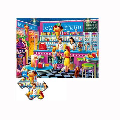 China Educational Professional Cartoon Toy Customized Jigsaw Puzzle Game Hard Riddles Colored Paper 300 Jigsaw Puzzles for sale