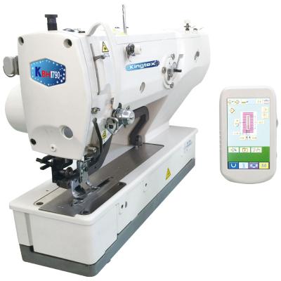 China Garment Shops Kingtex KBH1790 Lockstitch High-speed Computer Controlled Buttonhole Sewing Machine for sale