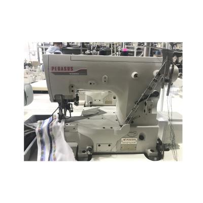 China High quality second hand widely used Japan brand Pegasus 2600 three needle five thread coupling sewing machine for sale