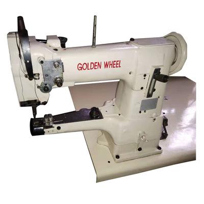 China CS-335 thick fabric hot sale wheel tarpaulin machine cyclinder golden bed for making shoes industry sewing machine for sale