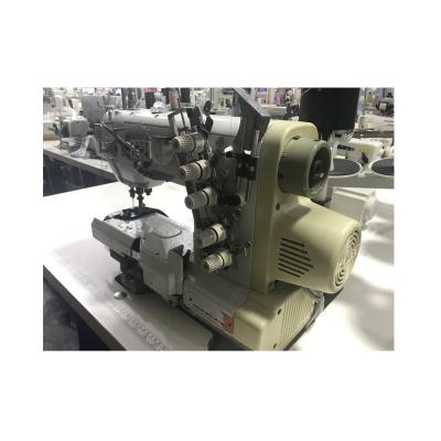 China Garment Shops Second Hand Siruba Automatic Trimmer and Automatic Interlock Industry Foot Lift Sewing Machine for sale