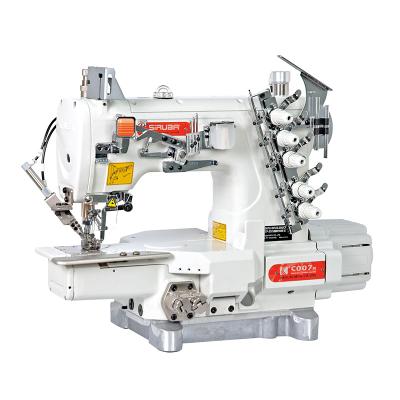 China Garment Stores Siruba Used Interlock C007 High Speed ​​Automated Sewing Machine for sale