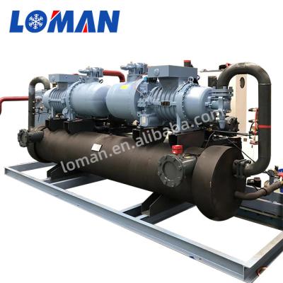 China Industrial Water Cooled Chiller Price 30kw 40kw 50kw 60kw 70kw 80kw 100kw 120kw 160kw Refrigeration Parts LOMAN for sale