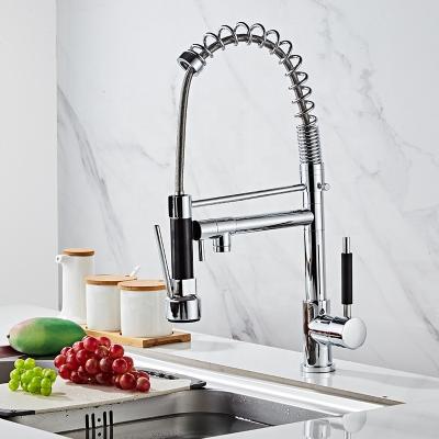 China Modern Hot Selling Deck Mounted Single Handle Pull Down Mixer Kitchen Sink Faucet for sale