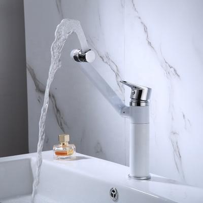 China Thermostatic Faucets Rotatable Faucet Cold And Hot Basin Stepped All-copper Bathroom Countertops Basin Sink Household Models for sale