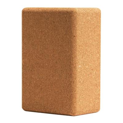 China LIGHT/DURABLE/STABLE standard size Cork Block With Stable Single block or 100% natural non-slip set of 2 for sale