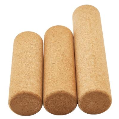 China LIGHT/DURABLE/STABLE Cork Foam Exercise Roller For Muscle Relaxation High Density Massage for sale