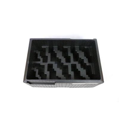 China Recycled Materials Custom Die Cut PPE Foam Insert Protective Car Engine Turnover Packaging Box for sale