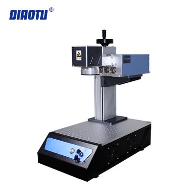 China Diaotu 3w 5w Air Cooled UV Laser Marking Machine For Crystal Plastic Glass Metal Laser Engraving Printing Machine Mini Laser Printer for sale