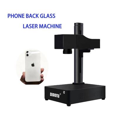 China DIAOTU 20W Air Cooled Laser Separator Mobile Phone Back Glass Separate Laser Machine For iPhone 11peo XS 8P 8 XSMAX x Back Glass Remover for sale