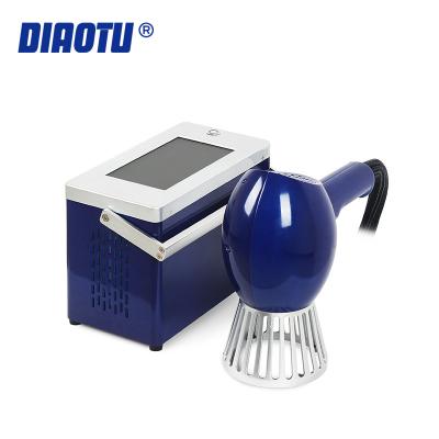 China DIAOTU Mini Handheld Laser Printer 20w Air Cooled Portable Laser Marker Mini Fiber Laser Marking Machine for sale