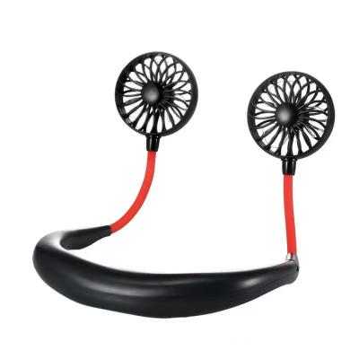 China Hand Free Portable Rechargeable Neck Hanging Sports Fan Mini Neck Fans for sale