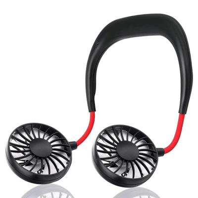 China Hand Free 2022 New Arrival Portable Rechargeable Blow Neck Fans Sport Neck Fans for sale