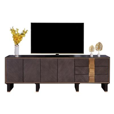 China Modern Multifunctional Living Room Luxury Stand Furniture TV Cabinet American Factory Made TV Cabinet for sale