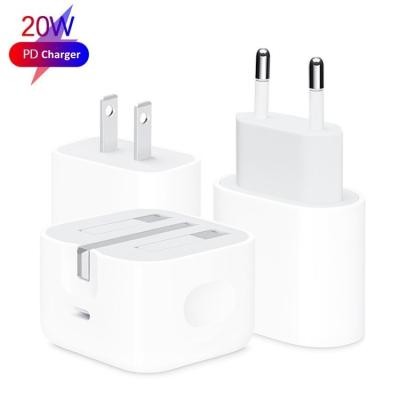 China 20w Type C Charger Genuine Original Cargador Fonte Original 1:1 Fast Charging Adapter Palladium For Apple Iphone 12 XS Max for sale