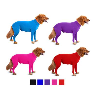 China Viable Original Accessories Large Dane Jumpsuit Pajamas Large Shed Defender Sports Onesie Apparel For Dog Pet for sale