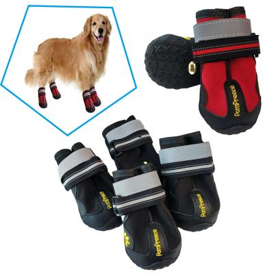 China Sale Pet Rain Boots Comfy Anti-Skid Color Durable Warm Waterproof Dog Rubber Shoes Long Pet Shoes For Dogs for sale