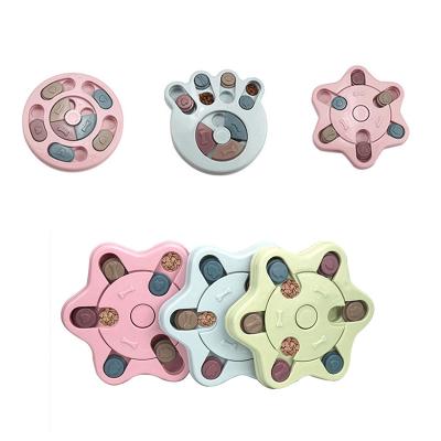 China Sustainable Pet Supplies Eco - Friendly Plastic Dog Puzzle Game Cat Dog Toys Interactive Pet Toys for sale