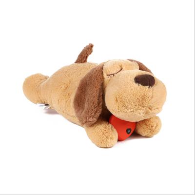 China High Quality Viable Pet Hug Love Soothe Behavioral Plush Cat Dog Toy With Heartbeat Worry Puppy Helper for sale