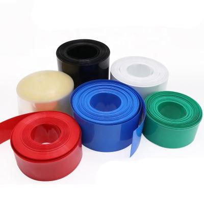 China High Quality Good Flexibility Heat Shrink PVC Hose For Lithium Battery Covering for sale