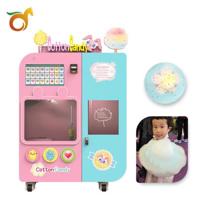 China New Commercial Sourcing Cotton Candy Machine Intelligent Automatic Stable And Durable Self-service Vending Machine for sale