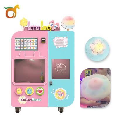 China Commercial supply 36 kinds of cotton candy machine self-service vending machine shopping mall fancy automatic kids for sale