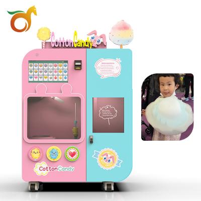 China Fancy Multi-Language Self-Service Vending Machine Commercial Cotton Candy Machine 36 Kinds Commercial Automatic Production for sale