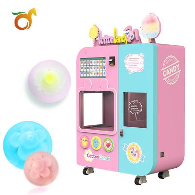 China Subway Station Airport Mall Automatic Fancy Marshmallow Machine Self Service Electric Commercial Professional Vending Machine for sale