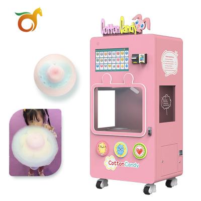 China Multi-fancy Multi-flavor machine candy cotton candy cotton new design new design airport mall unattended vending machine factory direct sales for sale