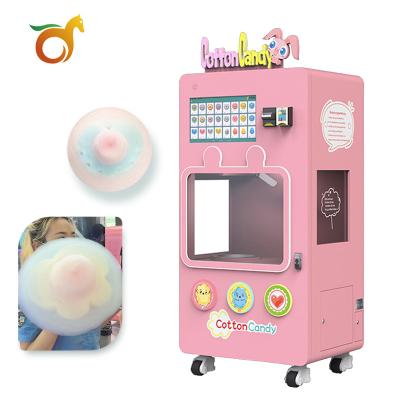 China Hot Selling Self Service Interaction Cotton Mall Airport Subway Station Top Candy Machine Fully Automatic Touch Screen Hot Selling Vending Machine for sale