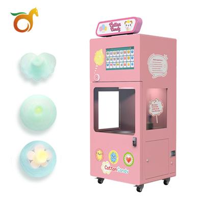 China Full Automatic Self-Service Cotton Candy Machine Commercial Self-Service Vending Machine Intelligent Remote Control Hot Selling for sale